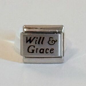 UBERRY Will & Grace Italian Charm Bracelet Link